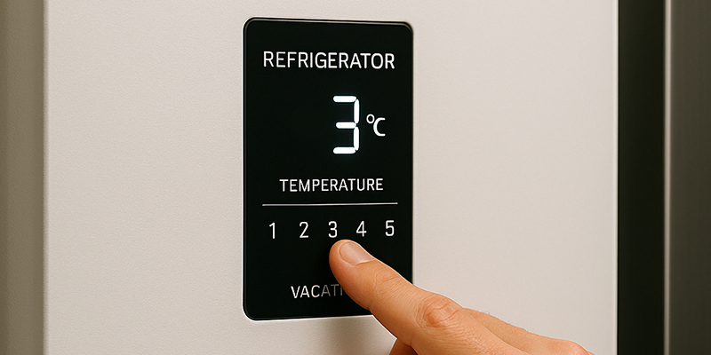 تنظیم دمای یخچال و فریزر