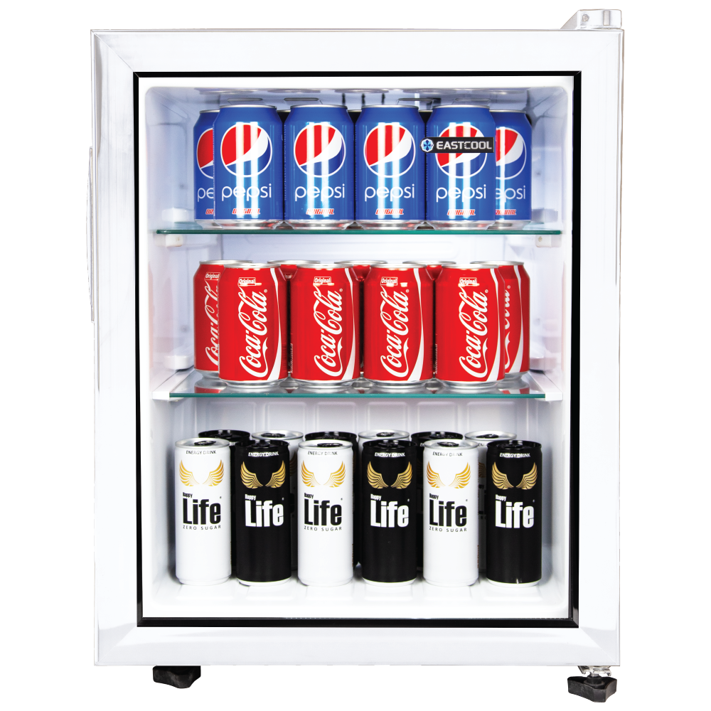 3ft-W یخچال مینی بار شوکیس 3 فوت سفید ایستکول ۴۱۶۴-HS