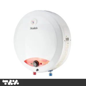 معرفی آبگرمکن برقی دیواری برفاب مدل 15EW آبگرمکن برقی دیواری برفاب مدل 15EW از سری تاسیسات گرمایشی با کیفیت و کاربردی از برند برفاب است که از ظرفیت مخزن 13 لیتر بهره می برد. این مدل آبگرمکن از منبع انرژی برق برای تولید آب گرم استفاده می کند و از توان الکتریکی 2000 وات برخوردار است. مخزن این مدل آبگرمکن برقی با ورق های گالوانیزه باکیفیت پوشانده شده که از خوردگی دستگاه حفاظت می کند. شیر اطمینان از قطعه های کاربردی در آبگرمکن برفاب است این قطعه یکی از قسمت های مهم در دستگاه به شمار می آید این شیر برای جلوگیری از قرار گرفتن قسمت‌های مختلف آبگرمکن مانند لوله‌ها، مخازن و شیرآلات تحت فشار بیش از حد مورد استفاده قرار می‌گیرد. این دستگاه به پایه نصب بر روی دیوار مجهز شده است. سایر توضیحات آبگرمکن برقی دیواری برفاب شیر اطمینان در دستگاه فشار اضافی مخزن آبگرمکن را کاهش می دهد و می تواند از افزایش فشار بیش از حد در مخزن جلوگیری کند. ترموستات از قطعات کاربردی در آبگرمکن برفاب محسوب می شود. این قطعه کاربردی برای تنظیم کردن مقدار آب گرم استفاده می شود اگر در درجه ترموستات (thermostat) در قسمت پایین تنظیم باشد آب سرد و اگر در قسمت درجه بیش از اندازه باشد آب گرم می‌شود. روی بدنه دستگاه ولومی جهت تنظیم دما تعبیه شده که با استفاده از آن می توان دما را در صورت کم یا زیاد بودن تغییر داد. این مدل آبگرمکن دارای درجه حفاظت ایمنی IPX1 می باشد. آبگرمکن برقی برفاب از کلید محافظت از جان و شیر تخلیه استفاده شده است.